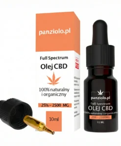 Legalny olejek konopny 25 procent krople na ekstremalne wyciszenie