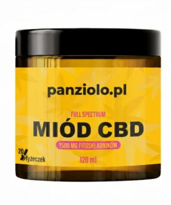 Alternative view of Miód konopny CBD – 1500 mg