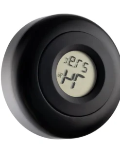 Szklany pojemnik z higrometrem do suszu konopnego