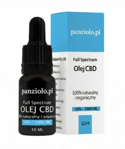Zestaw dwoch olejkow konopnych CBD 10 procent Pan Ziolo
