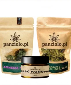 Zestaw 5g Amnesia Haze, maść konopna 30ml i herbatka