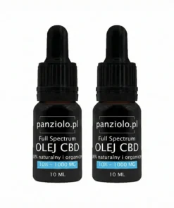 Olejek konopny CBD 10% – zestaw 2 szt
